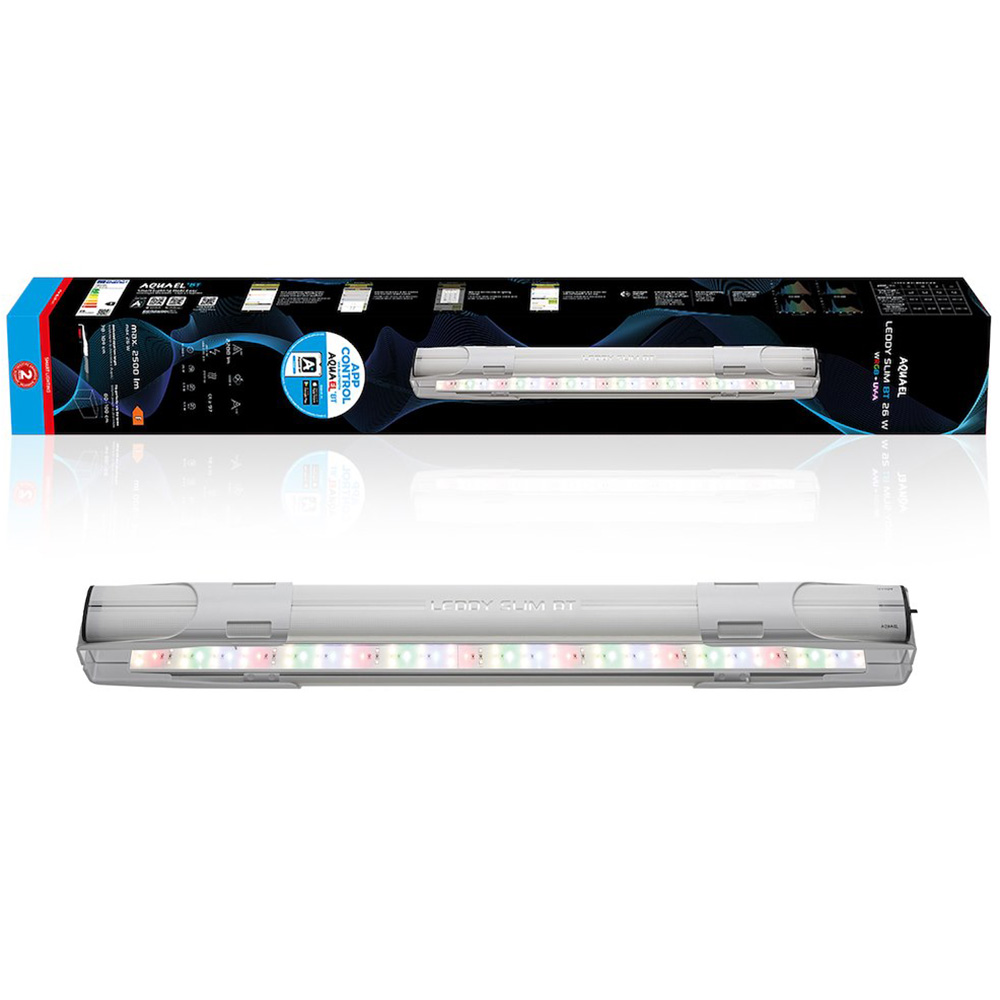 Aquael Leddy Slim BT 760 26W Biała Lampa LED WRGB+UV do Akwarium 80-100cm